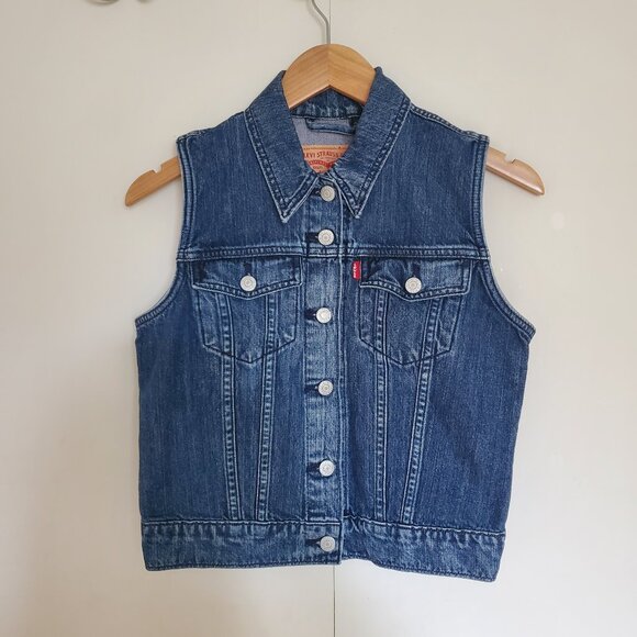 Levi's XS Denim Vest - Picture 1 of 10